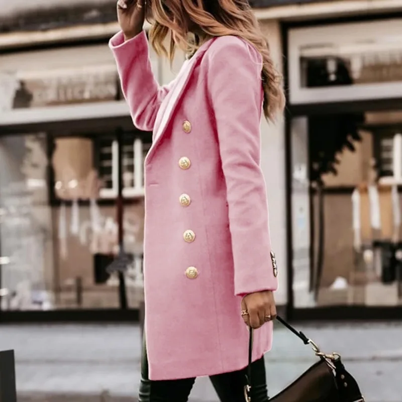 Wool Coat Peacoat - 652F Cappotti in lana autunno inverno