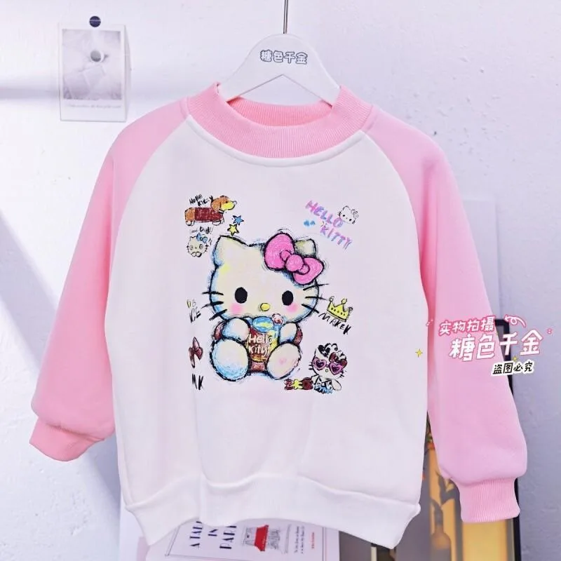 Sherpa Hoodie Fleece - Sanrio Hello Kitty Felpa con cappuccio