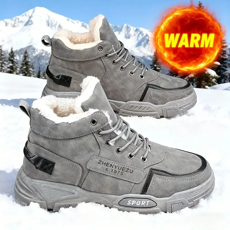 Waterproof Winter Boot - Stivali da Neve Invernali da Uomo,