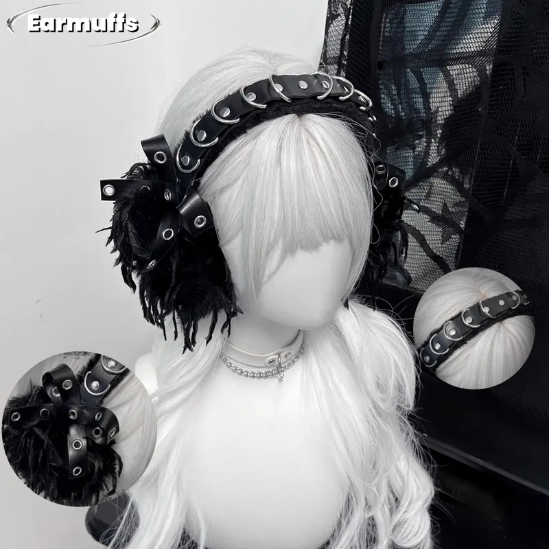 Earmuffs Foldable - Paraorecchie giapponesi Punk scuro Anti subcultura