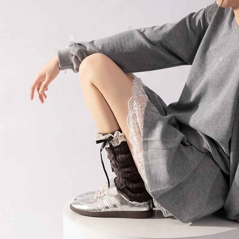 Thermal Sock Wool - Scaldamuscoli da Donna con Fiocco, Calzini