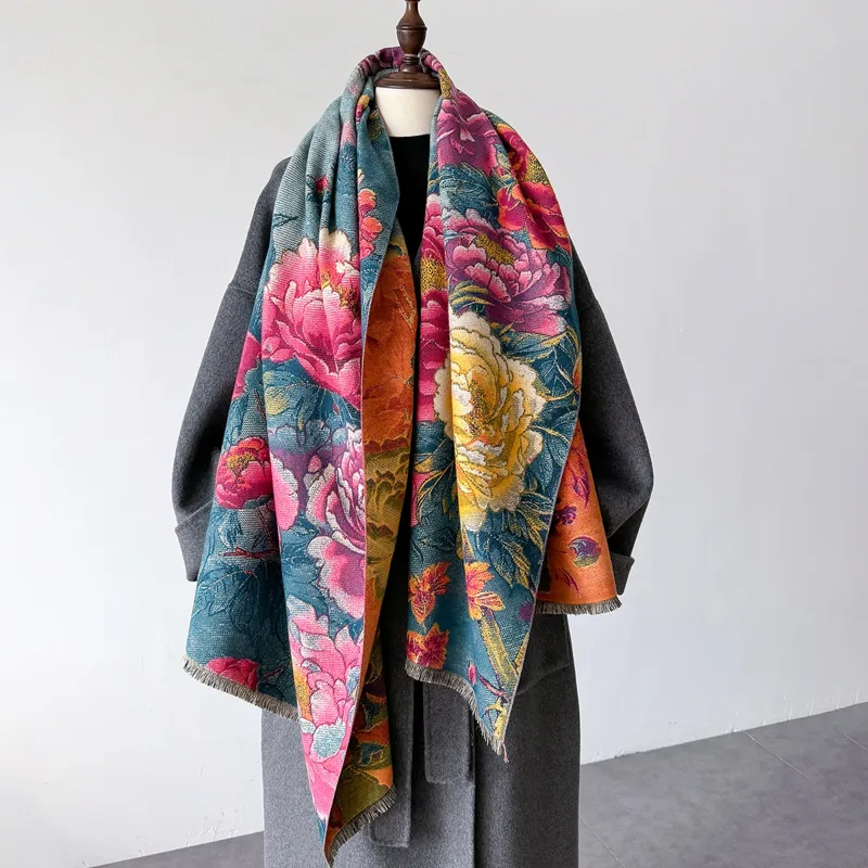Cashmere Pashmina Wrap - Calda sciarpa di cashmere Scialle da