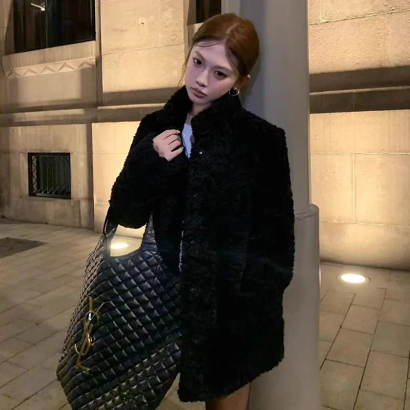Wool Coat Peacoat - Giacca in lana di agnello Cappotto