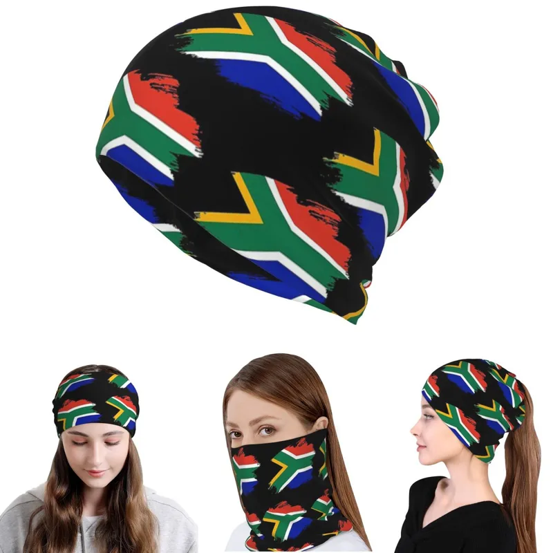 Knit Beanie Hat Warm - Bandana con bandiera dei Springboks sudafricani,