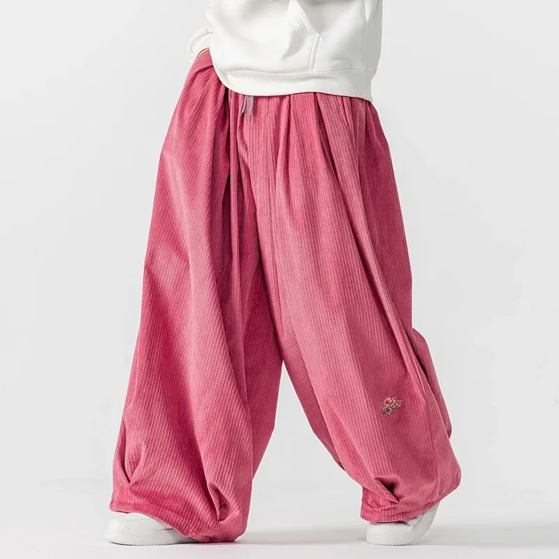 Corduroy Pant Warm - Pantaloni Larghi in Velluto a Coste