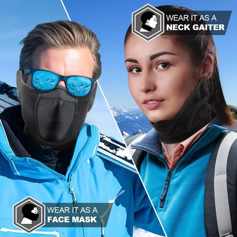 Fleece Ear Warmer Band - Scaldacollo per Climi Freddi, Copriorecchie in