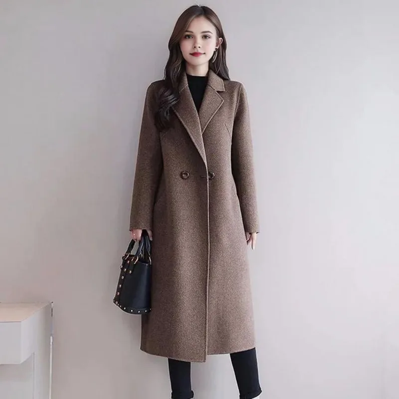 Wool Coat Peacoat - Cappotto in Lana da Donna, Soprabito