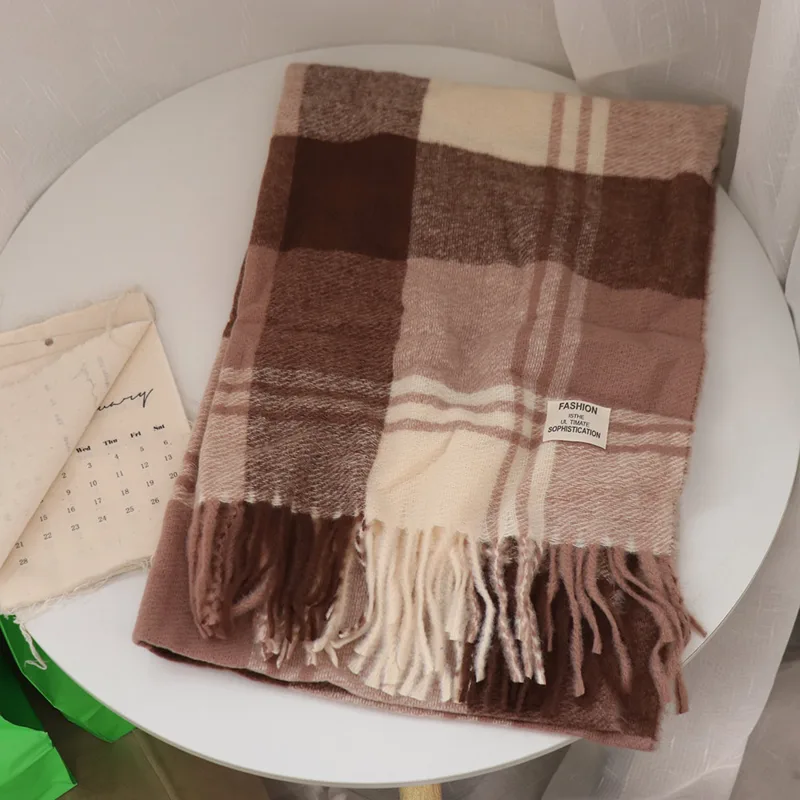 Wool Scarf Men - Sciarpa Casual Antivento in Lana a