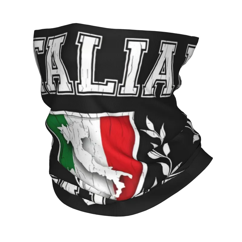 Neck Gaiter Fleece - Personalizzato Italia Bandiera Bandana Scaldacollo Uomo