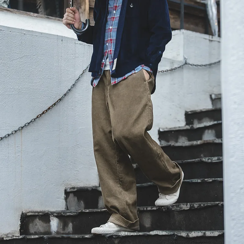 Corduroy Pant Warm - Maden American Vintage Pants uomo autunno