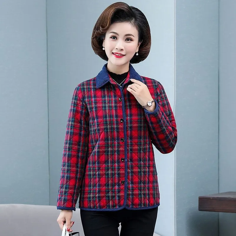 Flannel Shirt Lined - Camicia in cotone a quadri autunno/inverno,