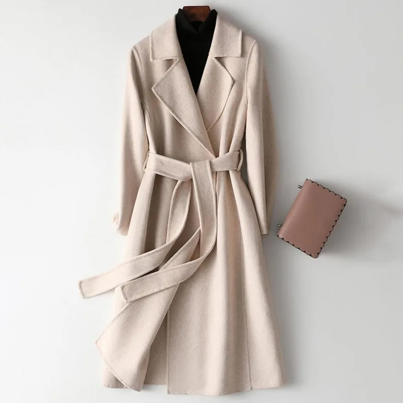Wool Coat Peacoat - Cappotto Lungo in Lana da Donna