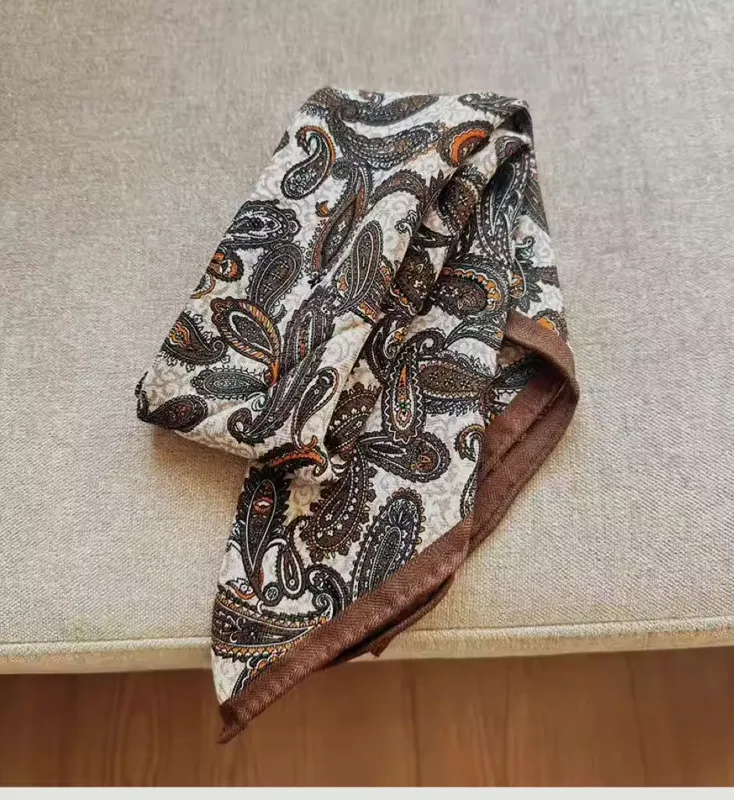Wool Scarf Men - Sciarpa in Pura Lana 2026, Motivo