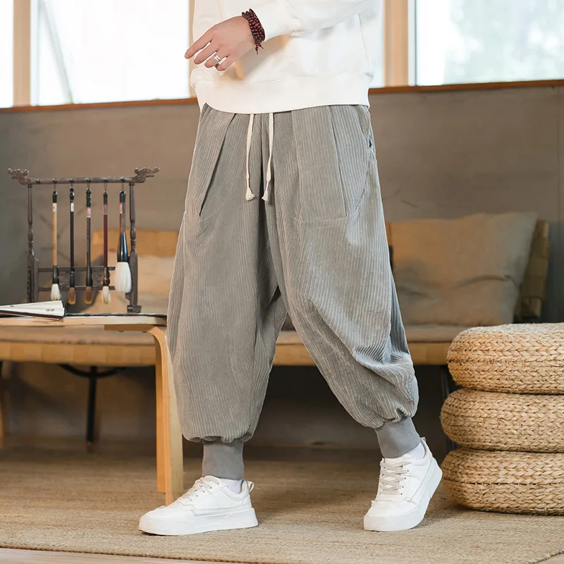 Corduroy Pant Warm - 2023 Uomini di Inverno di Colore