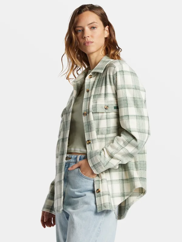 Flannel Shirt Lined - Giacca Casual in Flanella Foderata in