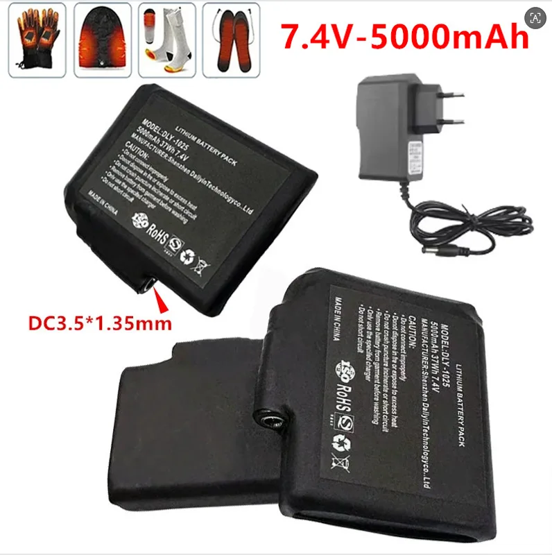 Heated Vest Battery - Nuova batteria ricaricabile ai polimeri di