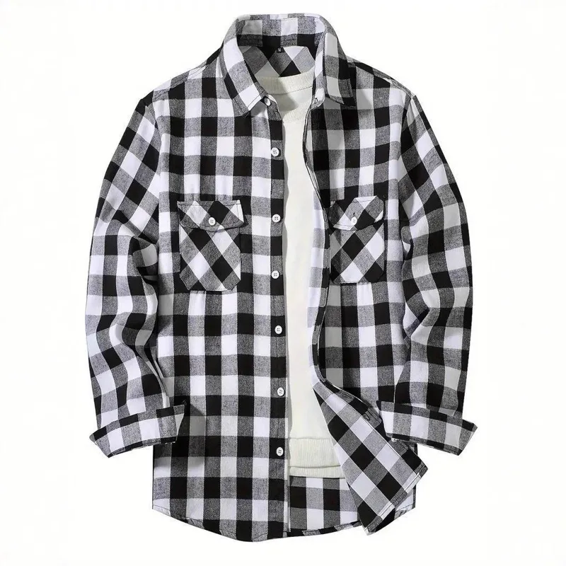 Flannel Shirt Lined - Camicia Giacca in Flanella Foderata in