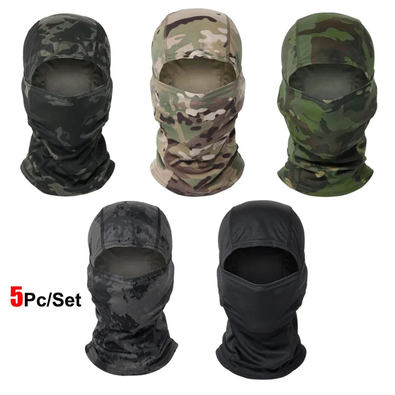 Balaclava Ski Mask - Set di 5 Balaclava Mimetici, Maschera