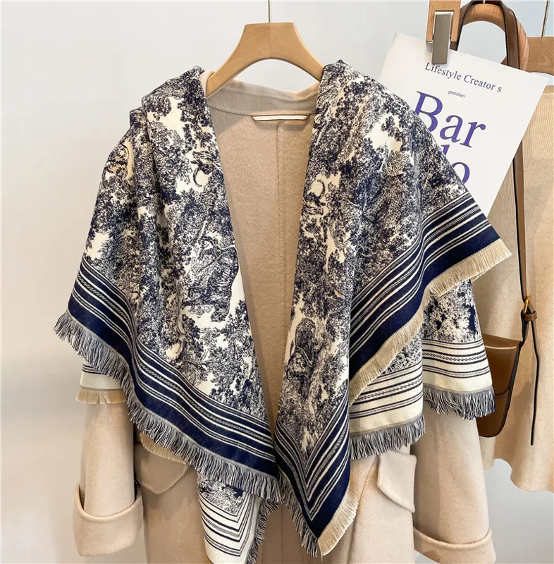 Cashmere Pashmina Wrap - Sciarpa di lusso Donna Miscela di