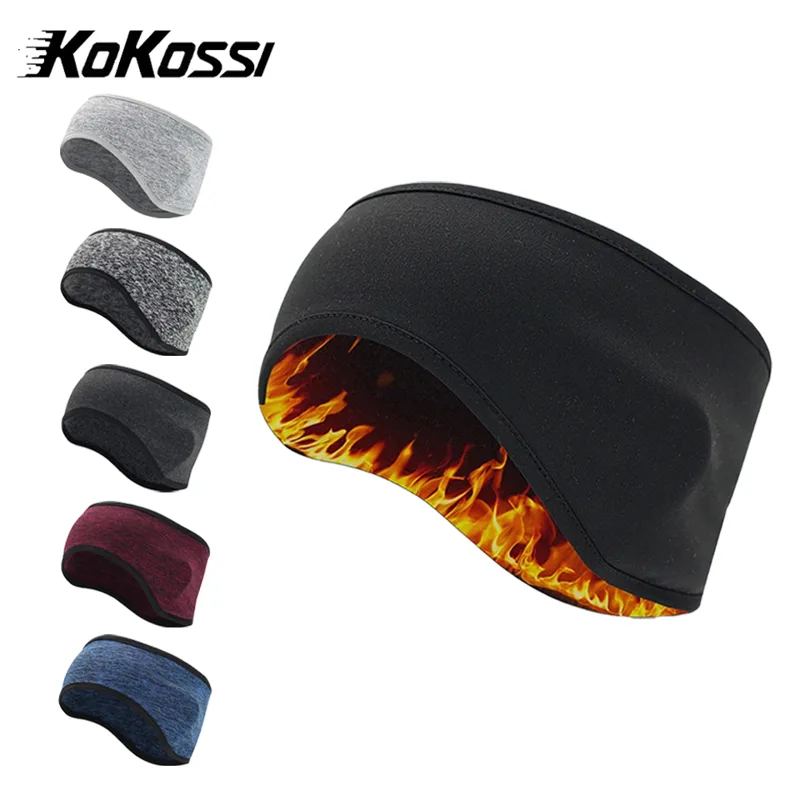 Fleece Ear Warmer Band - KoKossi Copricapo da ciclismo invernale Scalda