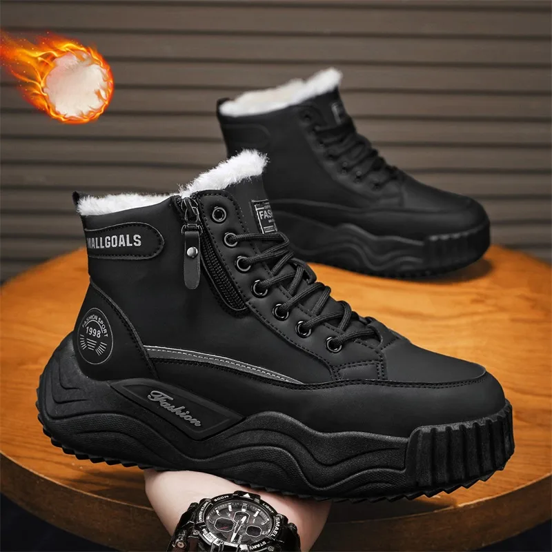 Waterproof Winter Boot - Stivali Invernali da Uomo, Termici, Antigelo,