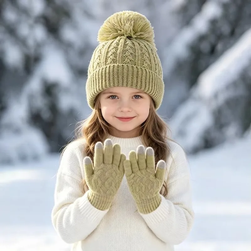 Touch Screen Gloves - Set 2 Pezzi: Cappello e Guanti