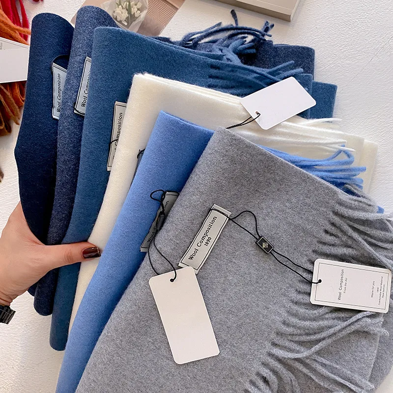 Cashmere Pashmina Wrap - 2024 Sciarpa di lana invernale per