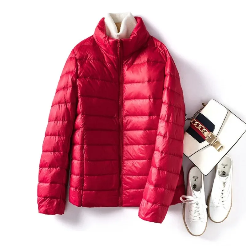 Down Jacket Packable - Piumino primaverile ripiegabile ultraleggero Piumino corto