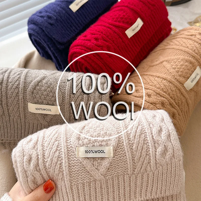 Wool Scarf Men - Sciarpa di lana di lusso 100%