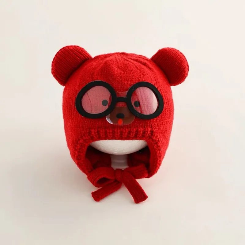 Knit Beanie Hat Warm - Cappello Invernale Caldo per Bambini, Berretto