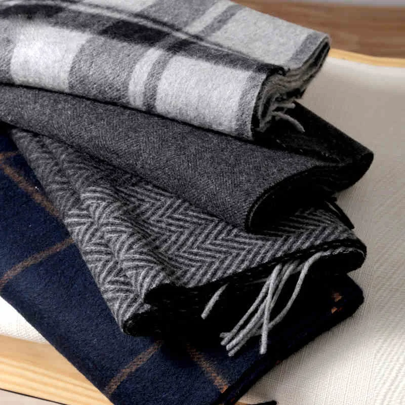Wool Scarf Men - Sciarpa Pashmina da uomo Sciarpa invernale