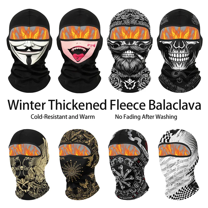 Balaclava Ski Mask - Passamontagna invernale caldo più velluto Sciarpa