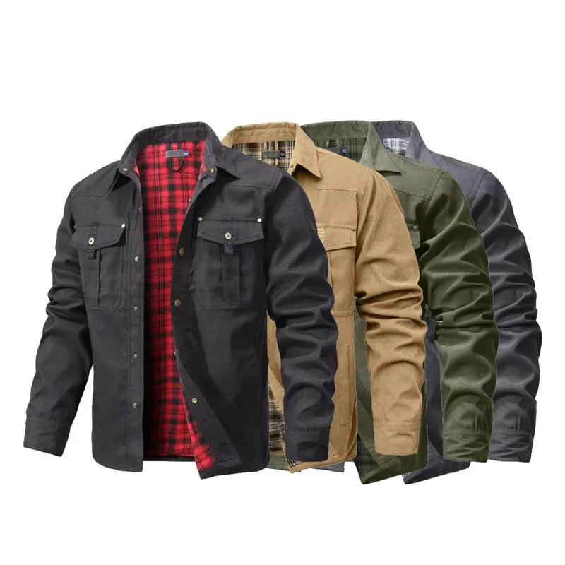Giacche da uomo Camicia fodera - Flannel Shirt Lined recensione e prezzo