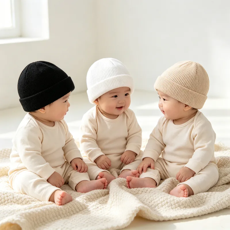 Set di 3 Berretti per Bambini, - Knit Beanie Hat Warm recensione e prezzo