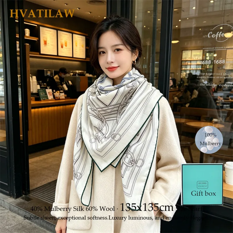 Sciarpa 40% Seta 60% Lana 135x - Shawl Wrap Winter recensione e prezzo