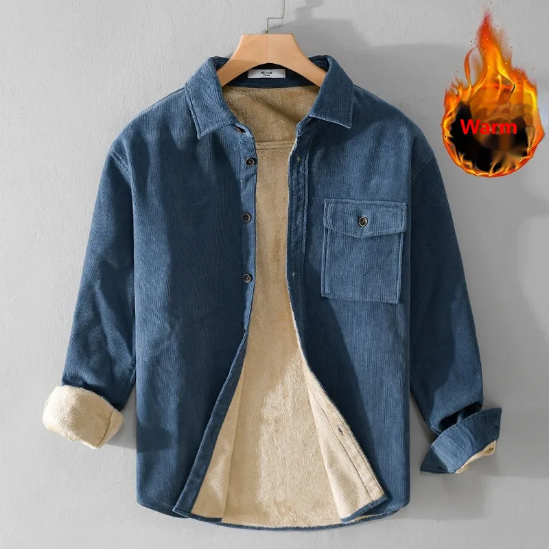 Giacca da camicia in velluto a - Flannel Shirt Lined recensione e prezzo