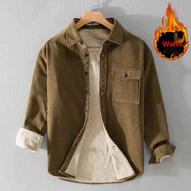 Giacca da camicia in velluto a - Flannel Shirt Lined recensione e prezzo
