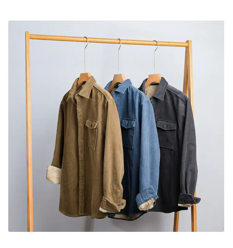 Giacca da camicia in velluto a - Flannel Shirt Lined recensione e prezzo