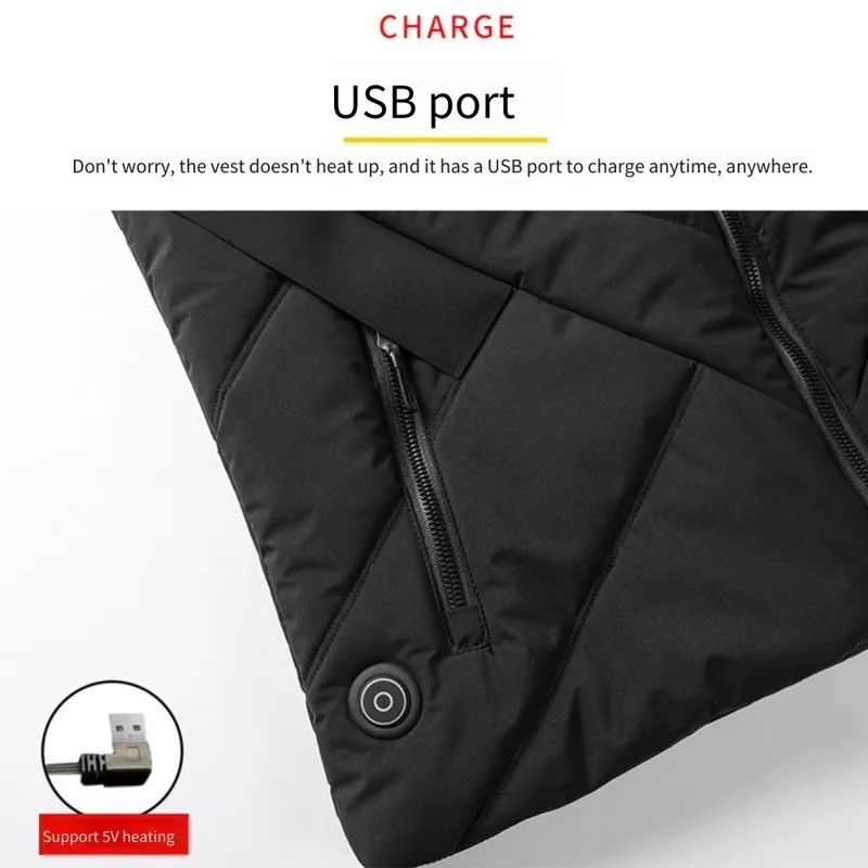 Gilet riscaldato elettrico New - Heated Vest Battery recensione e prezzo