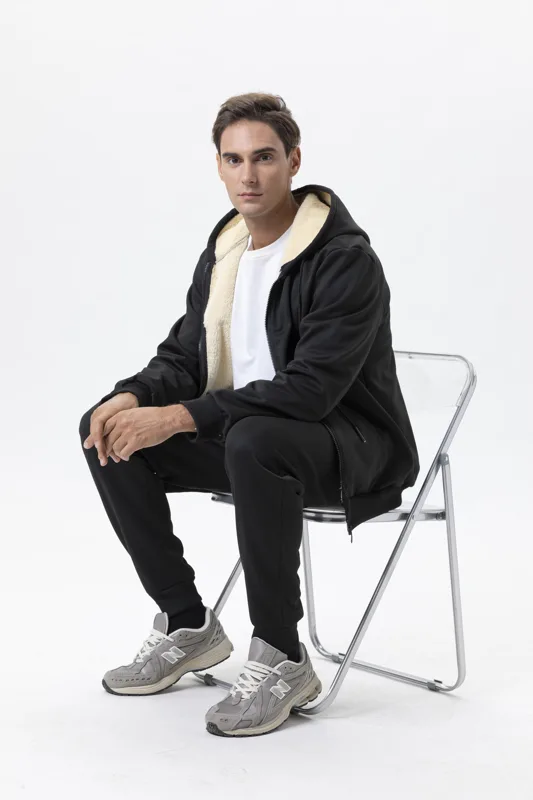Completo Invernale da Uomo 2 P - Sherpa Hoodie Fleece recensione e prezzo