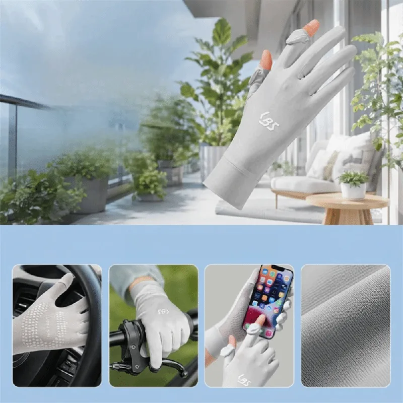 Guanti da donna in seta ghiacc - Touch Screen Gloves recensione e prezzo