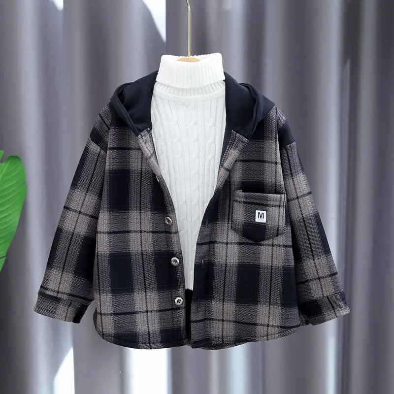 2025 Nuovi ragazzi Autunno Inv - Flannel Shirt Lined recensione e prezzo