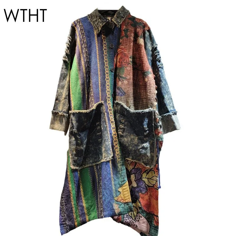 WTHT Cappotto lungo in denim a - Down Jacket Packable recensione e prezzo