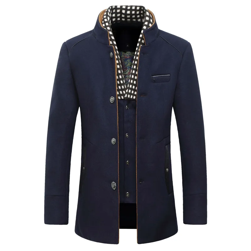 Giacca di lana da uomo alla mo - Wool Coat Peacoat recensione e prezzo