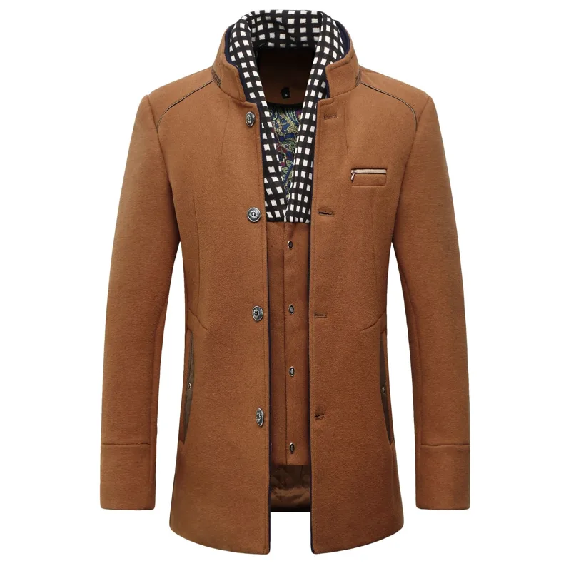 Giacca di lana da uomo alla mo - Wool Coat Peacoat recensione e prezzo