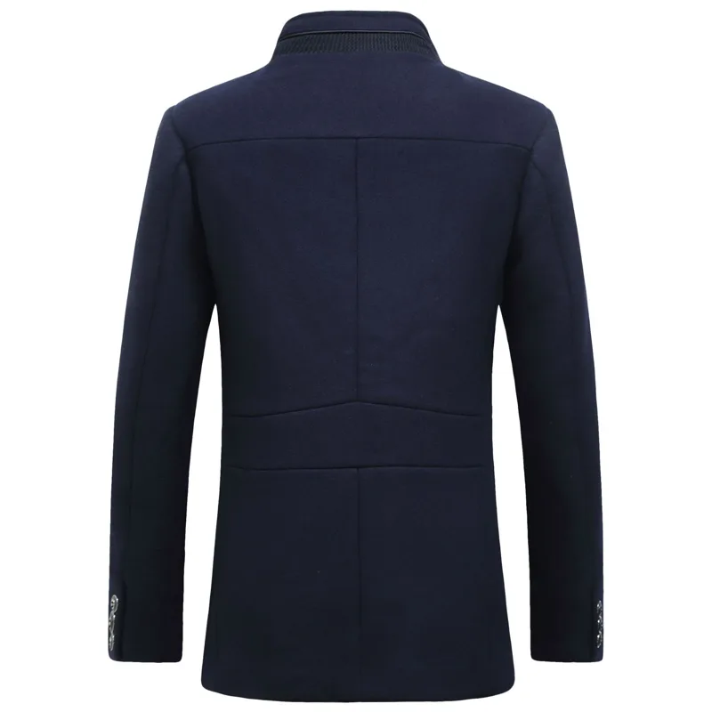 Giacca di lana da uomo alla mo - Wool Coat Peacoat recensione e prezzo