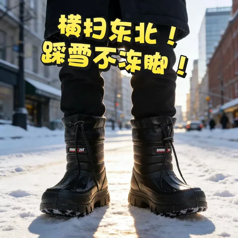 Stivali da neve da uomo, nuovi - Waterproof Winter Boot recensione e prezzo