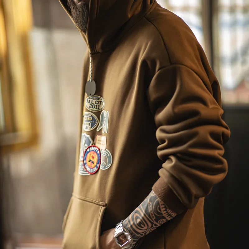 Felpa con cappuccio con stemma - Sherpa Hoodie Fleece recensione e prezzo