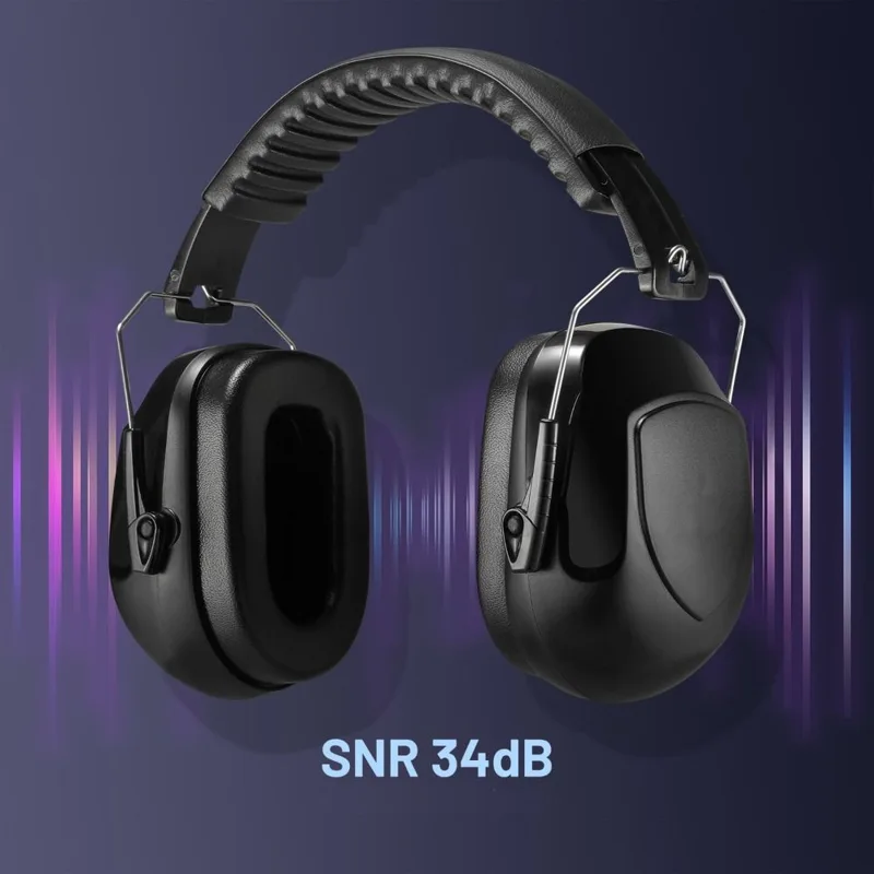 SNR-34dB Cuffie antirumore reg - Earmuffs Foldable recensione e prezzo