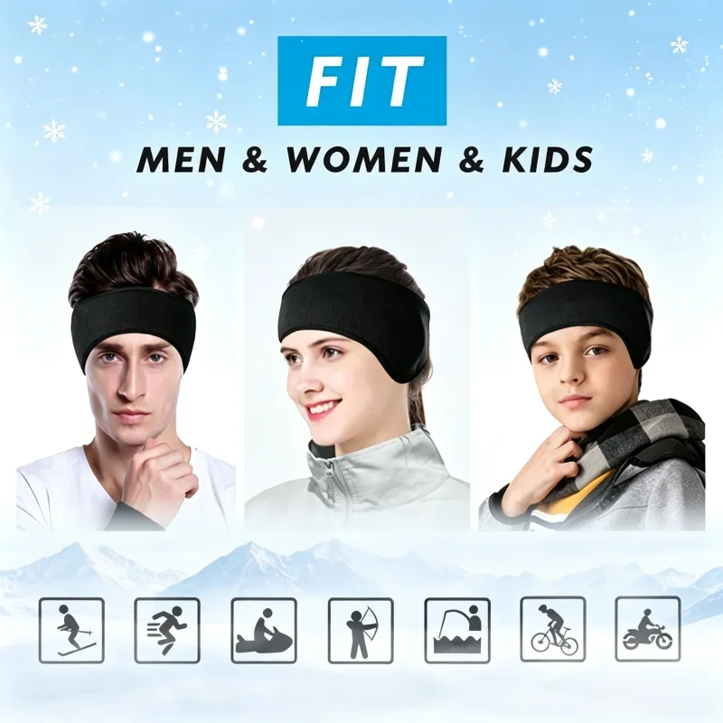 Fascia Copriorecchie in Pile p - Winter Headband Fleece recensione e prezzo